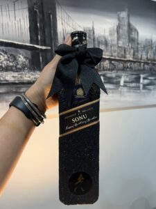 Hand Painted Wine bottle