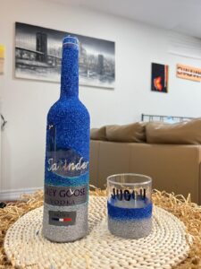 Decorative Hand Painted Wine bottle Designs