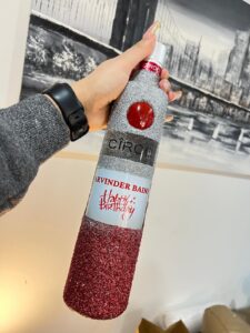 Hand Painted Wine bottle